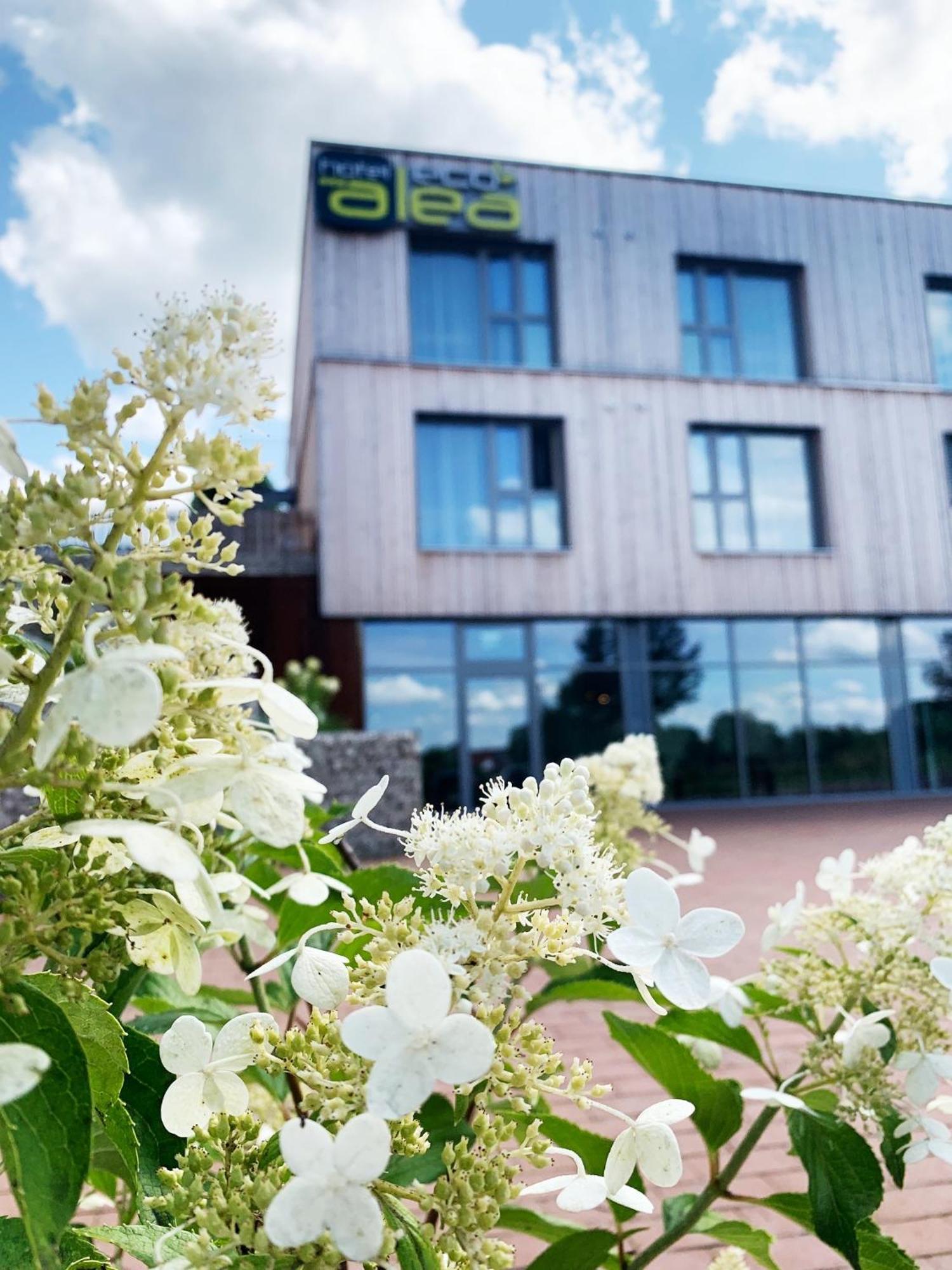 Oekohotel Aus Holz Alea Eco ファッフェンホーフェン・アン・デア・イルム エクステリア 写真